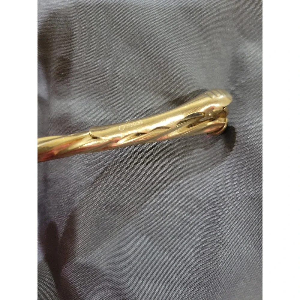 ANSON mechanical pencil tie clip with red jeweled end